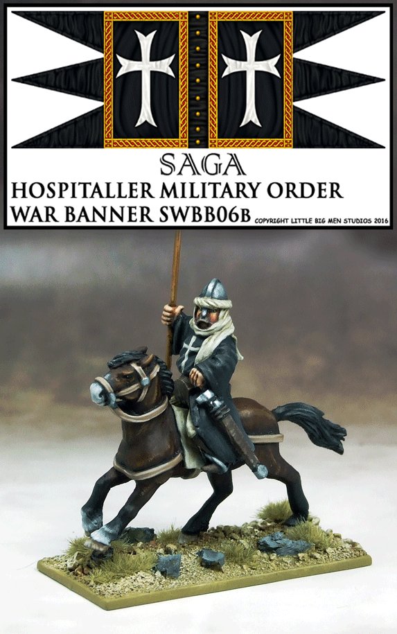 Military Order War Banner & Bearer (Hospitaller)