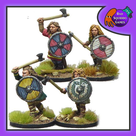 Shieldmaiden Warriors (with Axes)