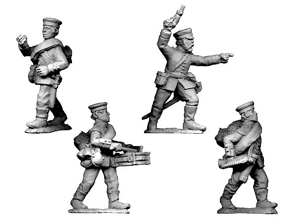 Prussian Skirmisher Command in Feldmutze