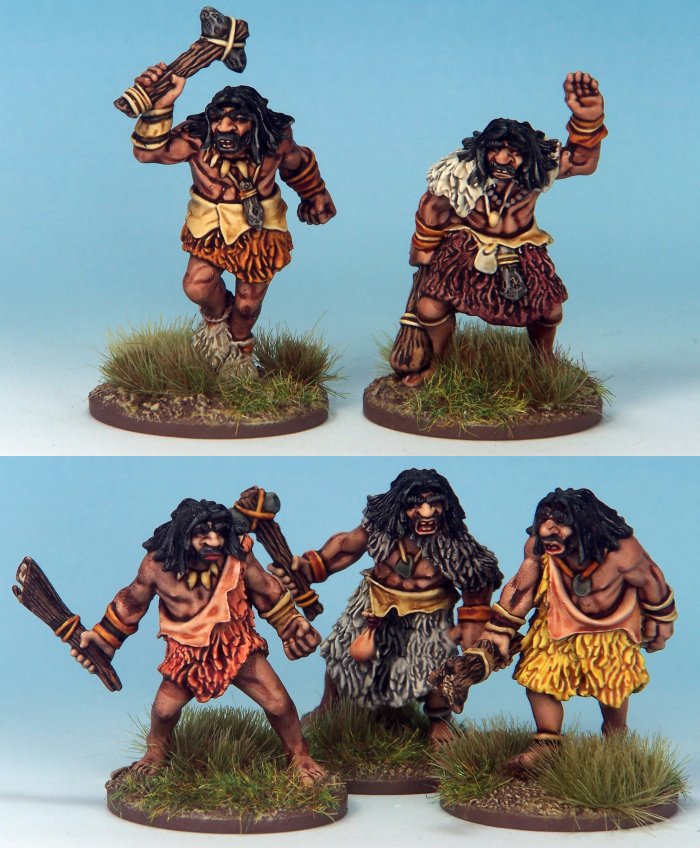 Cavemen Warriors I (Short Weapons)