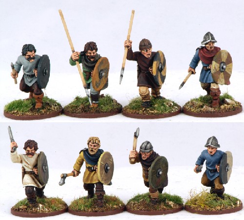 Carolingian Warriors On Foot 