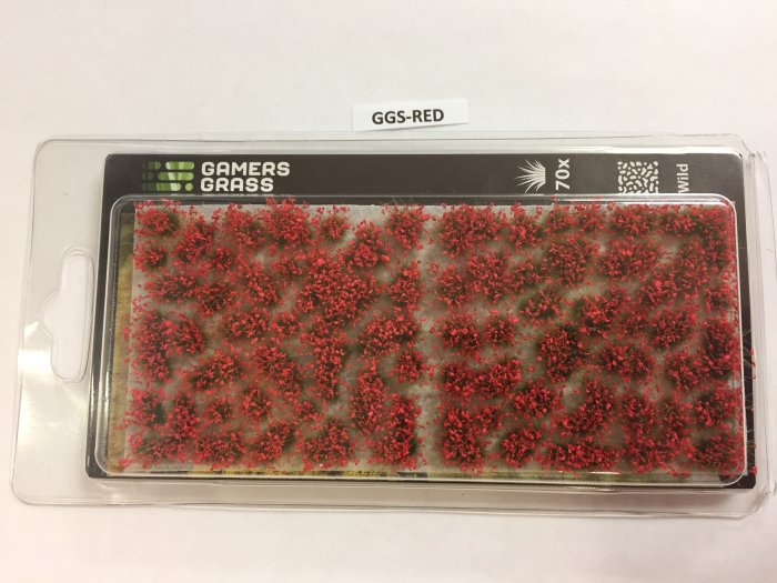 Gamer's Grass Shrub Red Flowers