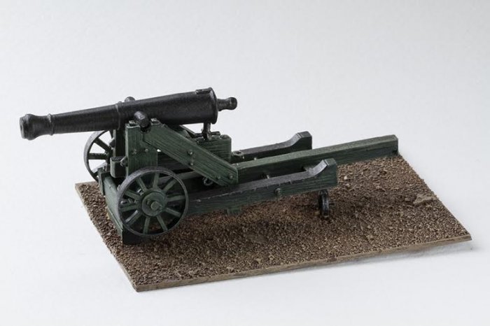 24pdr Siege Gun on a Barbette Carriage