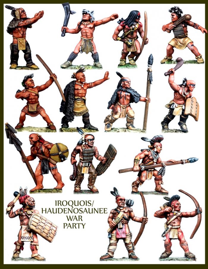 Iroquois/Haudenosaunee War Party 