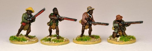 Matabele Rebels Firing Muskets 