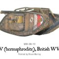 Photo of Mark IV (Hermaphrodite) British WWI Tank (WGB-GW-110)