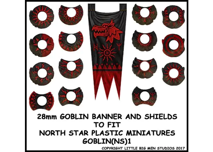 Goblin Banner & Shields 1