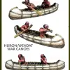 Photo of Huron/Wendat War Party Canoes (CC-66004)