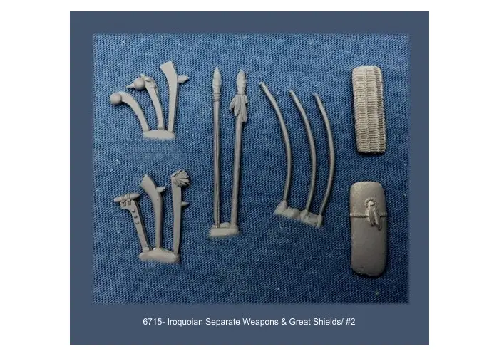 Iroquoian Separate Weapons & Great Shields/ #2