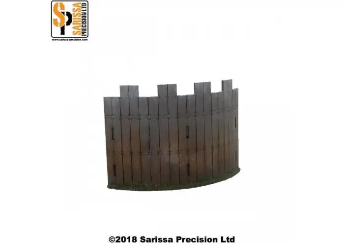 Wooden Palisade Corner