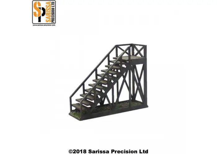 Wooden Palisade Stairs