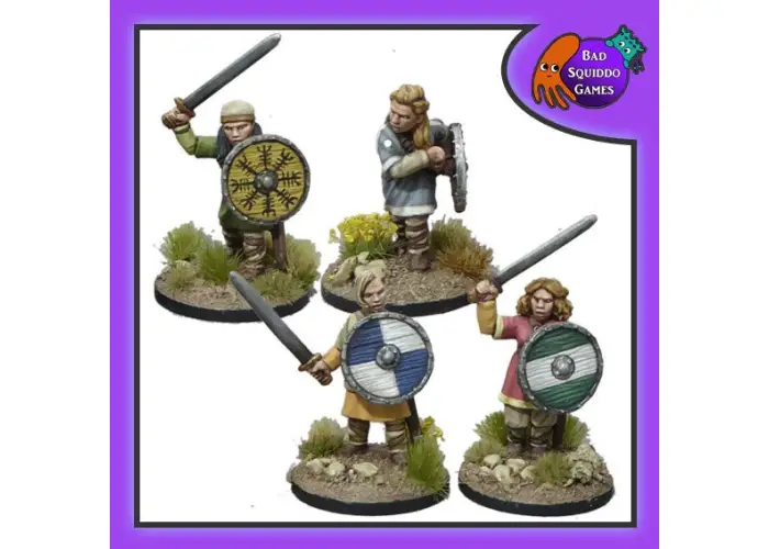 Shieldmaiden Warriors (with Swords)