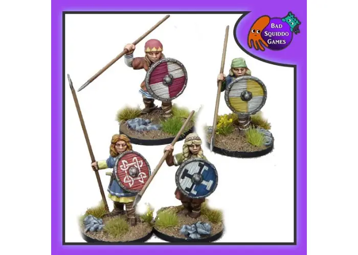 Shieldmaiden Warriors (with Spears)
