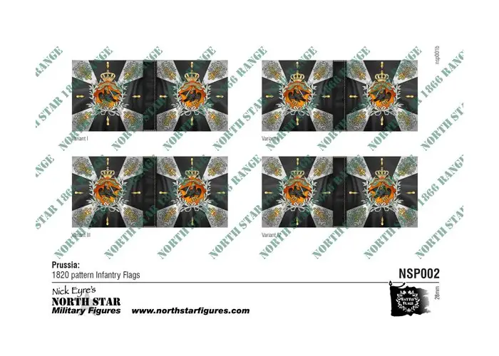 Prussia: 1820 Pattern Flags