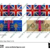 Photo of British 1st Division Infantry Flags (Sheet 3 of 3) (BRC003)
