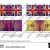 Photo of British 1st & 2nd Division Infantry Flags (Siege of Sevastopol reinforcements) (BRC004 )