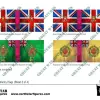 Photo of British 2nd Division Infantry Flags (Sheet 2 of 4) (BRC006)