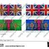 Photo of British 3rd Division Infantry Flags (Sheet 2 of 5) (BRC010 )