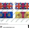 Photo of British 4th Division Infantry Flags (Sheet 2 of 4 (BRC015)