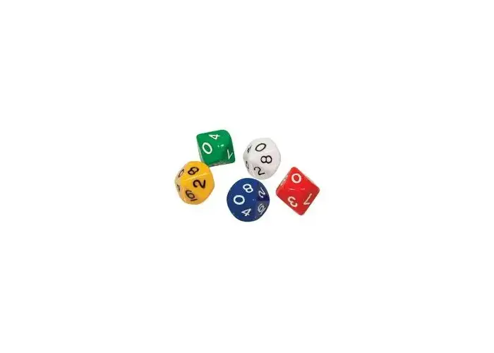 Ten Sided Dice (x5)