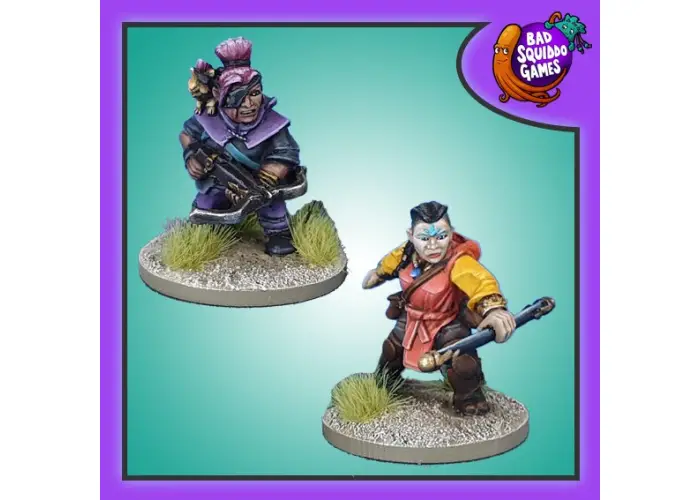 Dwarf Crossbow and Monk