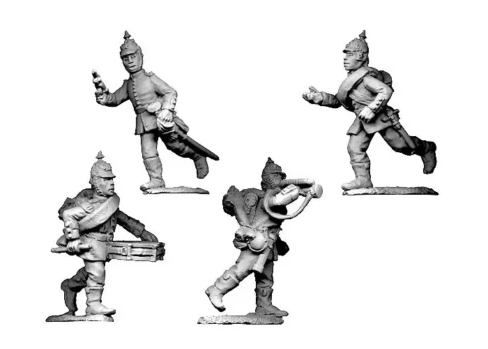 Prussian Line Infantry Command (Pickelhaube)