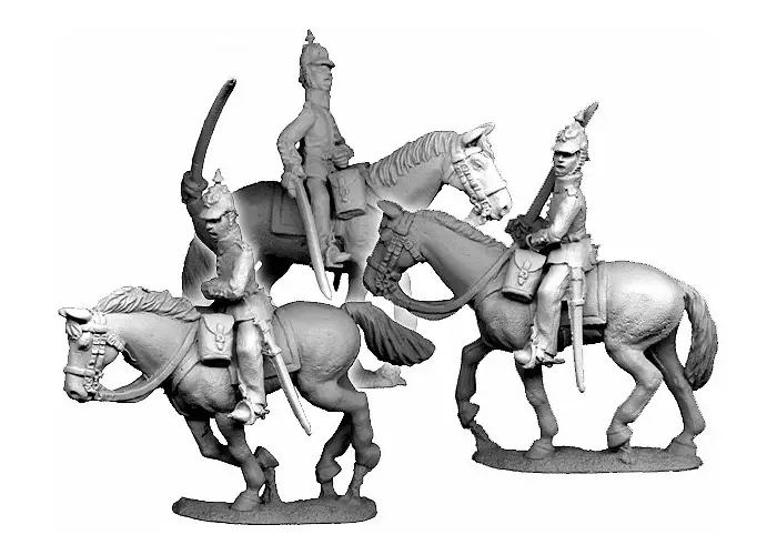 Prussian Line Infantry Officers Mounted (Helmets)