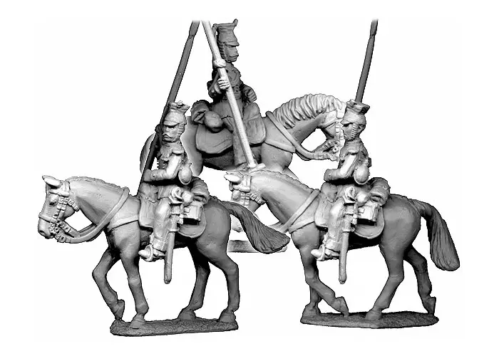 Uhlan Troopers in Reserve/ at rest