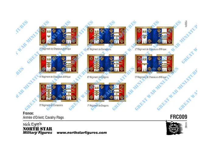 France: Cavalry Flags