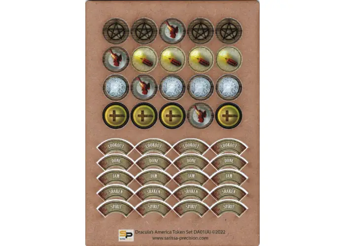 Dracula's America Full Colour Tokens