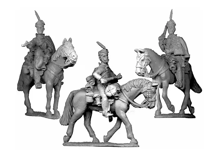 Hussar Troopers Skirmishing with Pistols