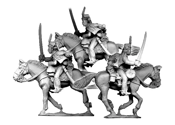 Hussar Troopers Charging