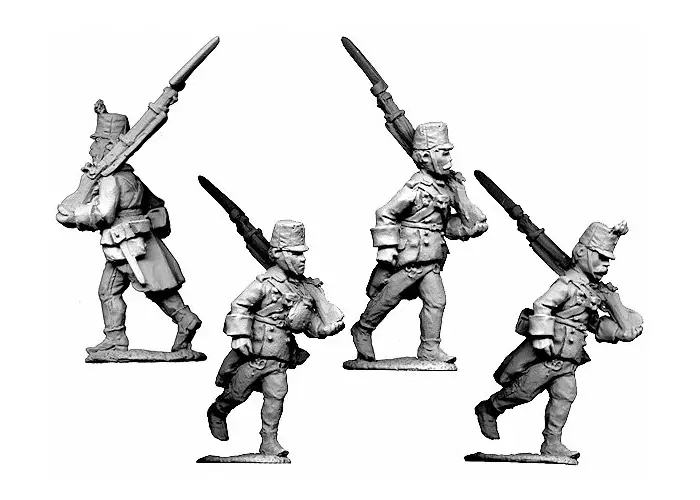 Hungarian Infantry Marching, light kit.