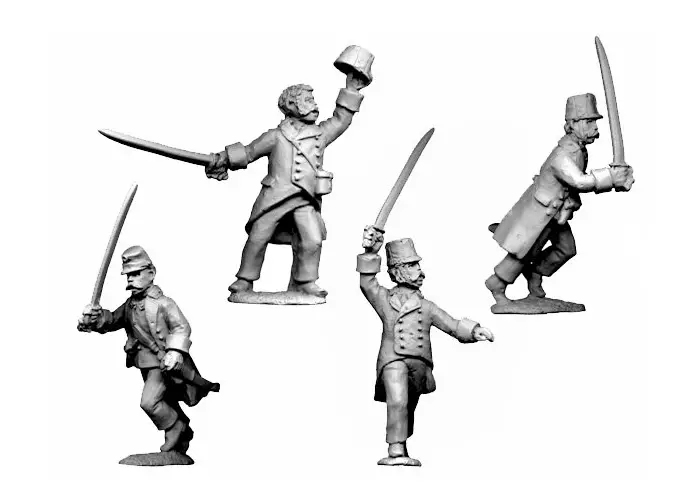 Enthusiastic Austrian Officers
