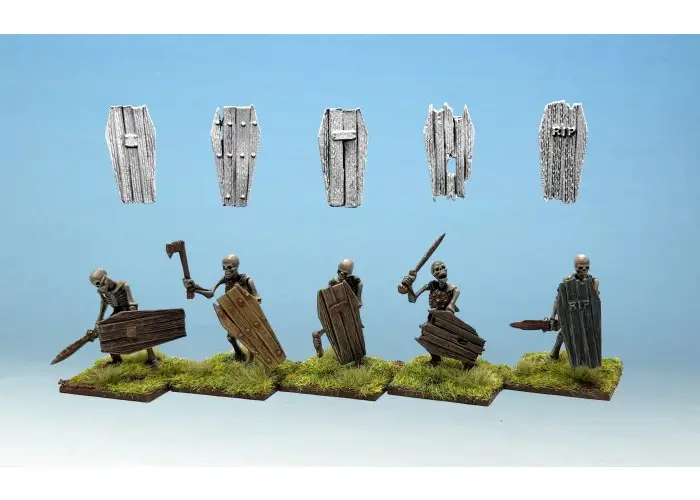 Coffin Shaped Shields (x5)