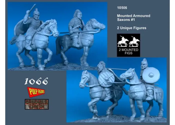 Mounted Armoured Saxon Warriors
