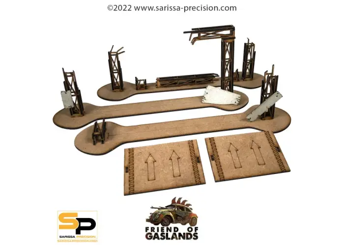DERELICT RACE GATE AND RAMP SET