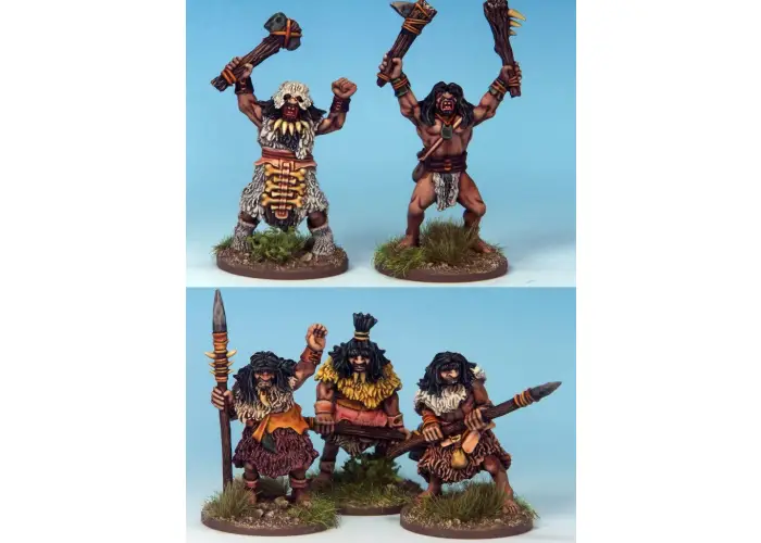 Caveman Warlord and Heroes