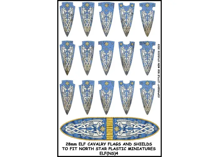 Elf Cavalry Flags and Shields.