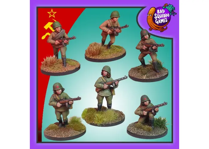 Female Soviet Infantry with SMG - pack b (4)