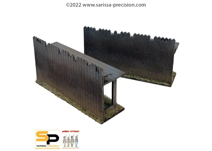 Stockade Medium Wall x2 (28mm)