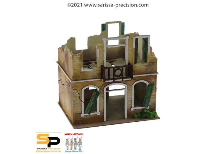 Mediterranean Wide House Ruin