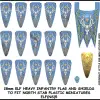 Photo of Elf Heavy Infantry Flag & Shields  (ELF(NS)5)