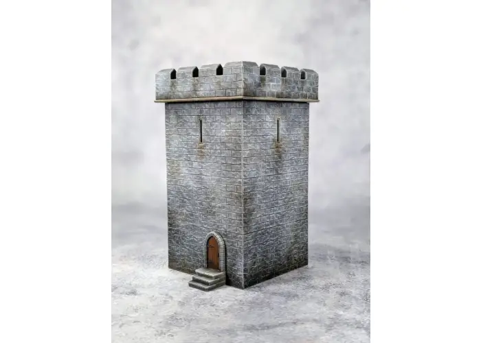 28mm Fortified Square Castle Tower