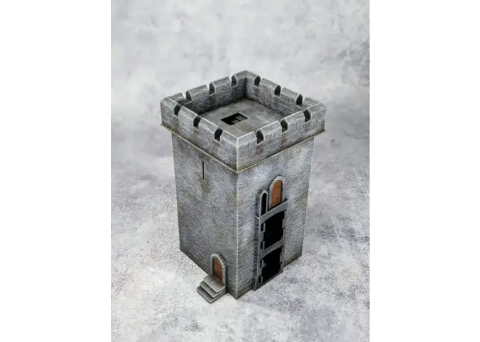 28mm Fortified Square Castle Tower Connector