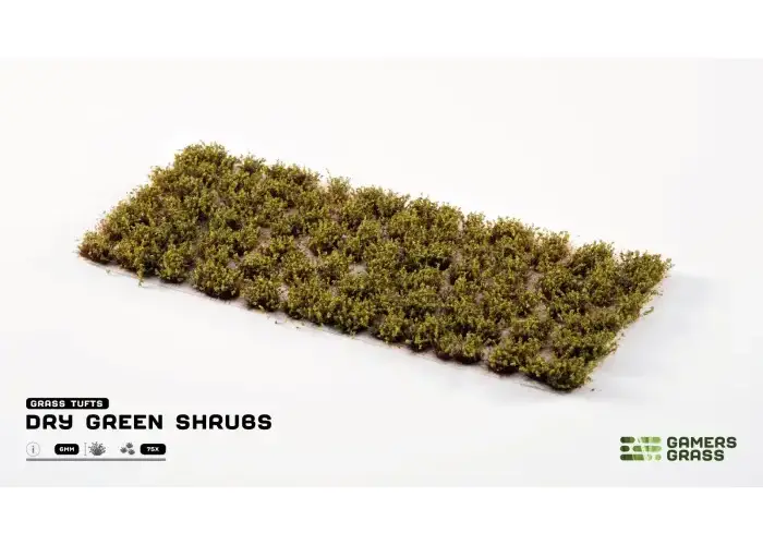Dry Green Shrubs