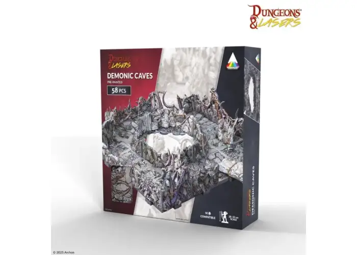 Demonic Caves PrismaCast™ Pre-Painted Terrain