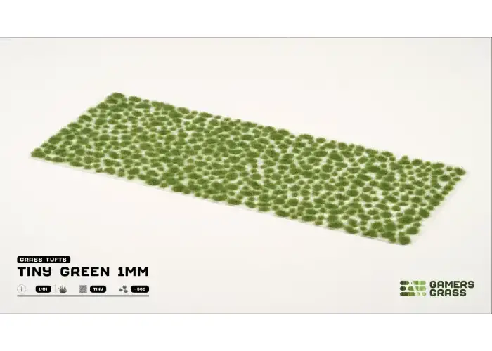 Tiny Tufts Green 1mm