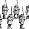 Photo of Russian Infantry in Forage Caps Advancing (CR07)