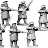 Photo of Russian Infantry in Forage Caps Firing (CR08)